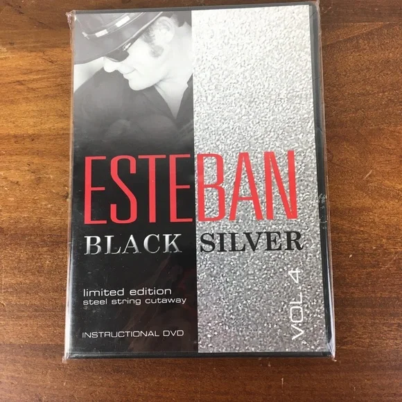 ESTEBAN Black Silver Edition Steel String Cutaway Instructional DVD Vol 4 New
