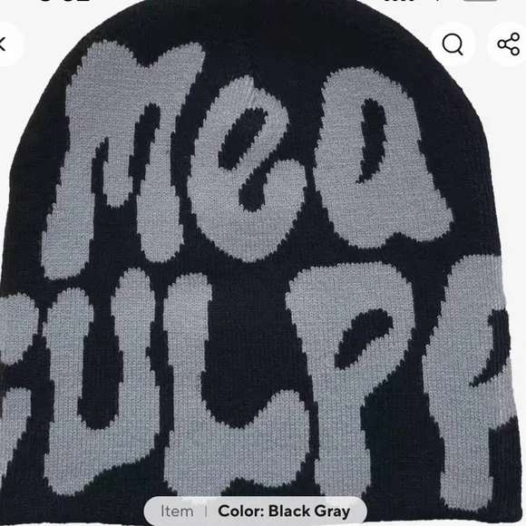 Y2K Knitted Hats Men's And Women's Jacquard Hats Street Hip-hop Rap Skull Cap.