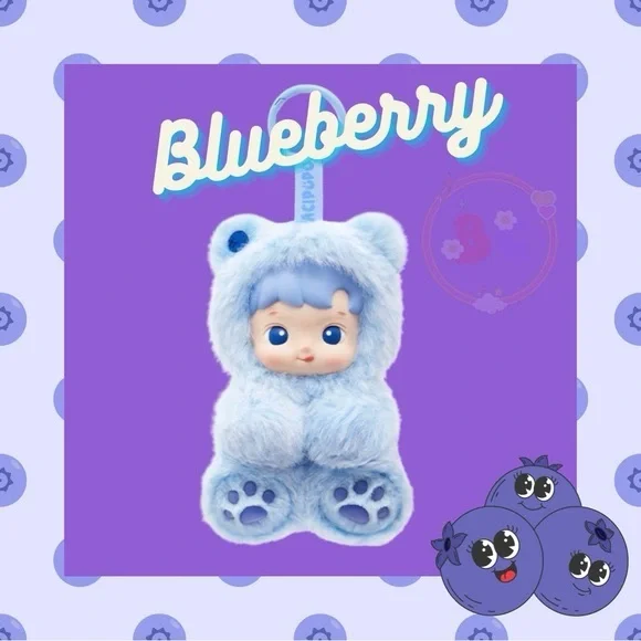 BLUEBERRY Haci Pupu Gummy Bear Vinyl Plush