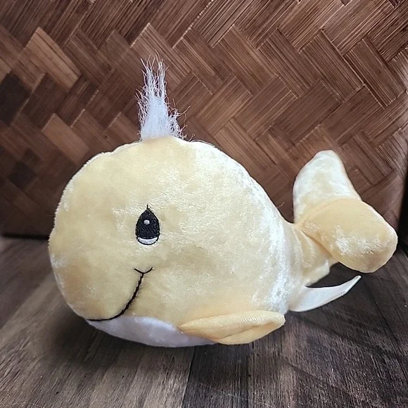 Precious Moments‎ Tender Tails by Enesco Yellow Whale 1998 Stuffed Animal Plush