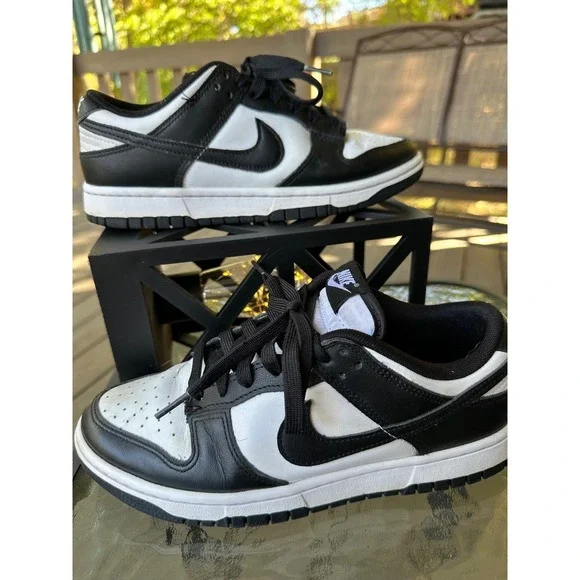 Nike Dunk‎ Low Panda Black White Sneakers Shoes DD1391-100 Youth Size 6.5