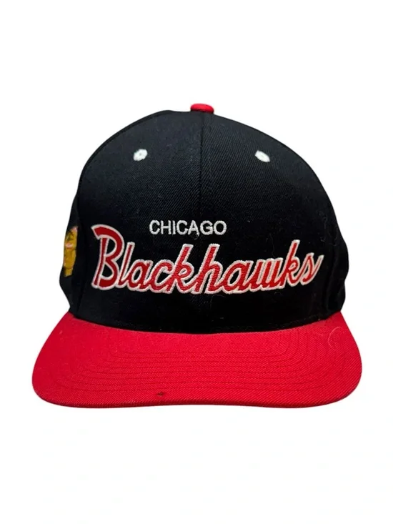 Chicago Blackhawks NHL Snapback Wool Hat Mitchell & Ness Vintage Hockey