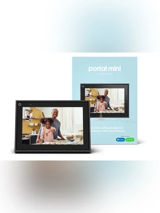 Facebook Portal Mini Smart Video Calling Display - Black