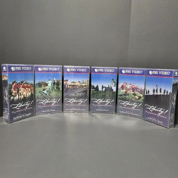 PBS Liberty The American‎ Revolution VHS Set Volumes 1-6 Documentaries Complete