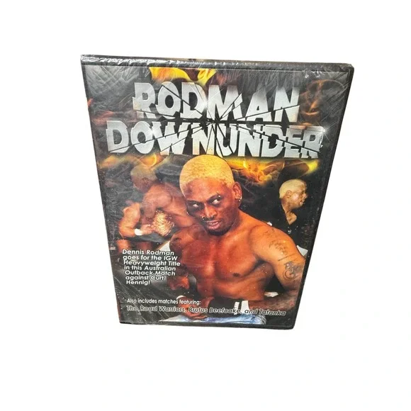 Dennis Rodman Rodman Down Under VHS WWF‎ Wrestling Movie Sealed