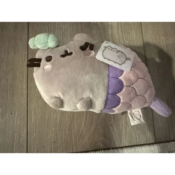 GUND Pusheen Cat Mermaid‎ with Star Plush Stuffed Animal