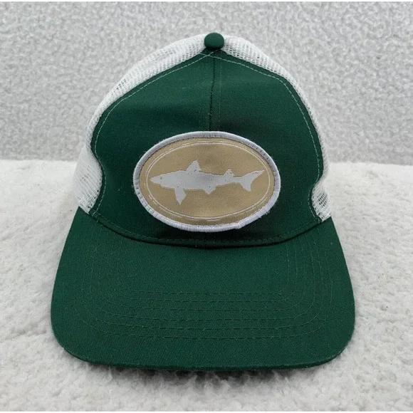 Dogfish Head Trucker Hat Mens Snapback OSFM Green White Mesh Beer Brewery IPA‎