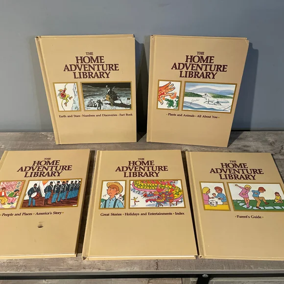 The Home Adventure Library Vintage Books 1980’s