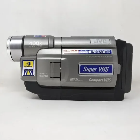 JVC GR-SXM330U Compact Super VHS Camcorder 400X Digital Zoom UNTESTED FOR PARTS