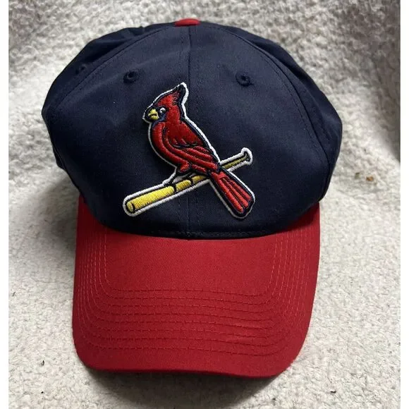 St. Louis Cardinals STL MLB Authentic Fitted‎ Cap Hat Hook & Loop Back Size S-M
