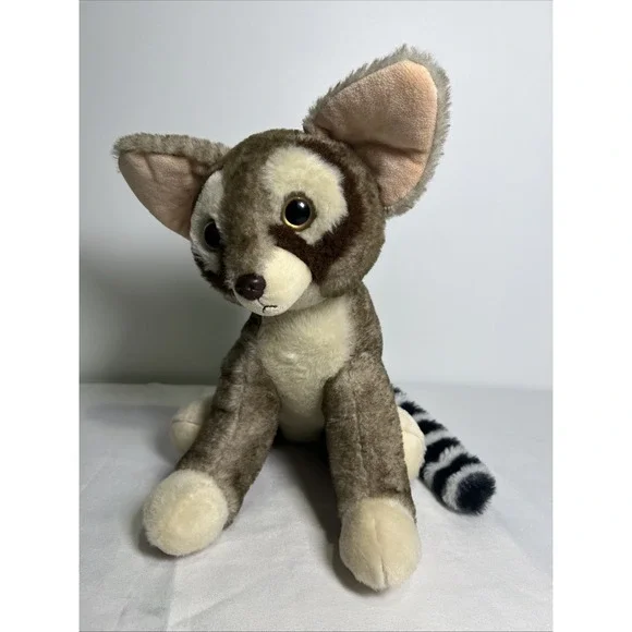THE PETTING ZOO RECYCLED RING TAIL CAT PLUSH STUFFED ANIMAL