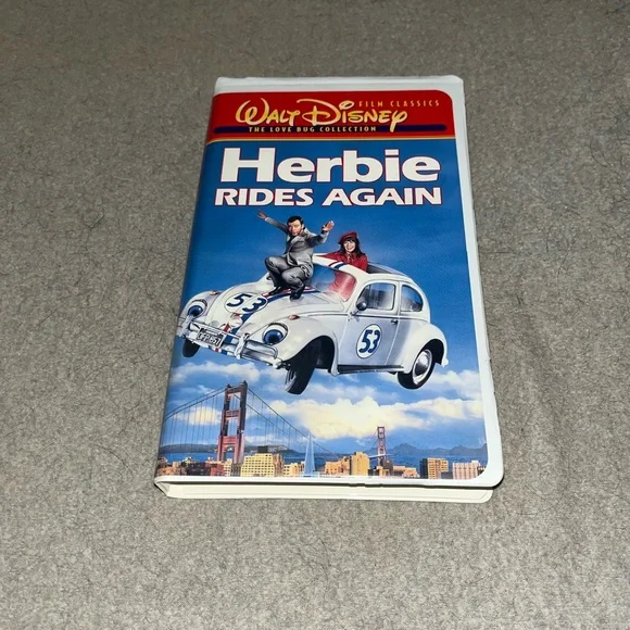 Disney’s Herbie Rides Again VHS Movie