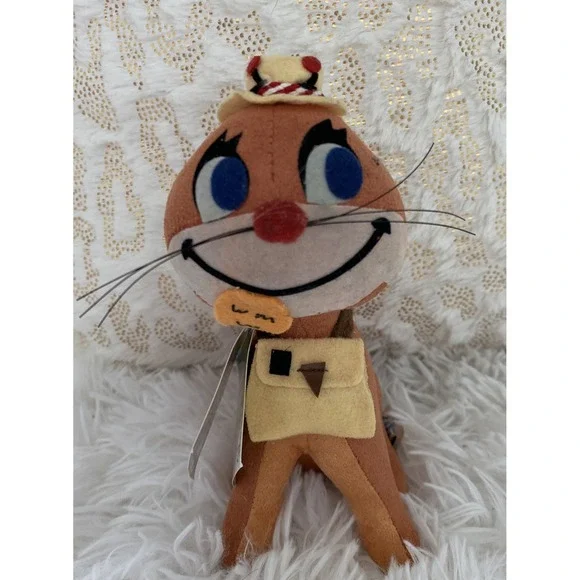 R Dakin Dream Pets Fish N Chips Plush 45911 Cat with Hat Vintage Style Toy NEW