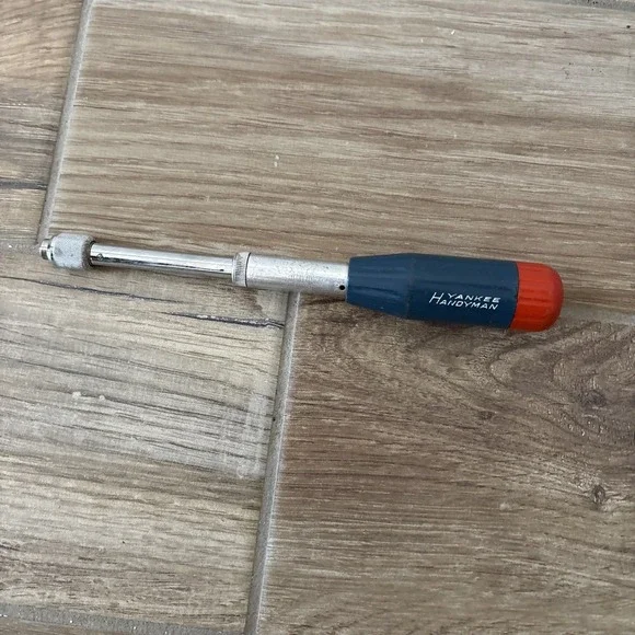 Vintage‎ Yankee Handyman No.45 Ratcheting Screwdriver by Stanley Made PA USA