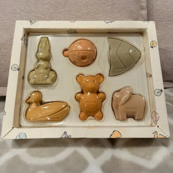 BVLGARI Petits et Mamans Gentle Soap Coffret Set - 6x50g Soap Children Animals