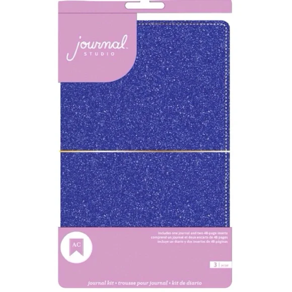 American Craft Journal Kit (Purple Glitter) (NWT)