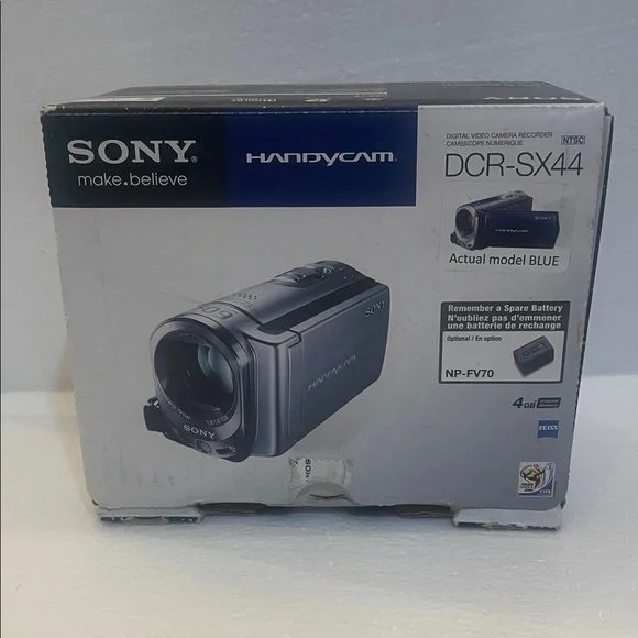 Sony Handycam DCR-SX44 Video Camera Dark Blue