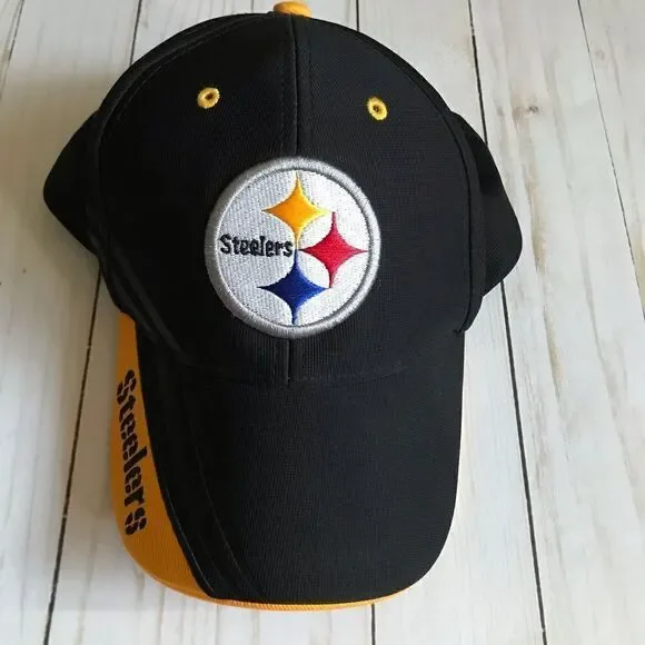 Pittsburgh Steelers Team Apparel baseball cap hat one size NFL team gear New