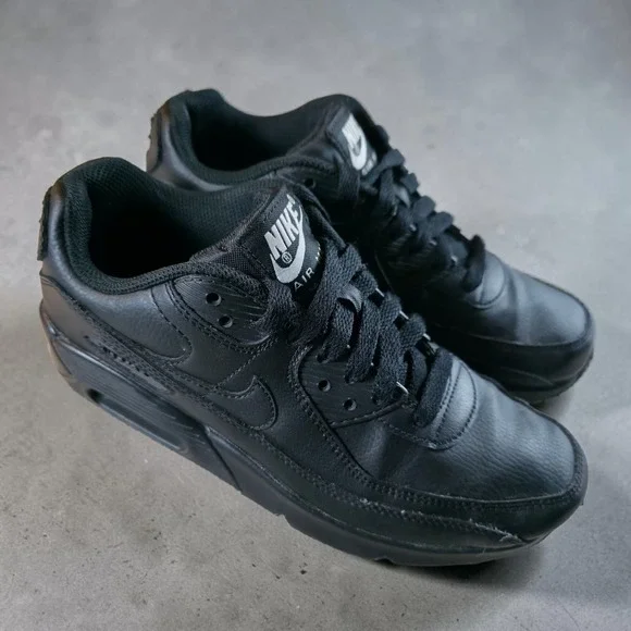 Nike Shoes Womens 6 / Youth 4.5 GS Air Max 90 CD6864-001 Triple Black Sneakers