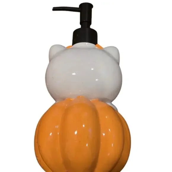 Hello Kitty Pumpkin Soap Lotion Dispenser New