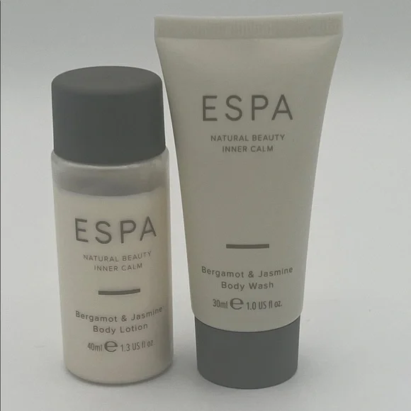 ESPA Bergamot & Jasmine Body Wash and Lotion Set -