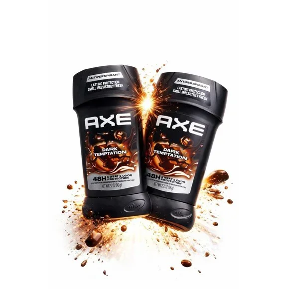 2 Pack AXE Dark Temptation Antiperspirant Stick 48Hr 2.7oz Men‎