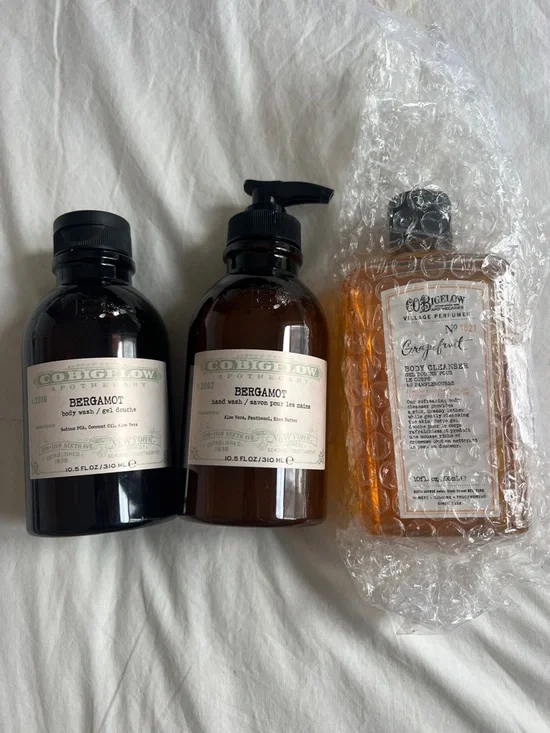 NEW! C.O. Bigelow Bergamot Body Wash & Hand Wash Set