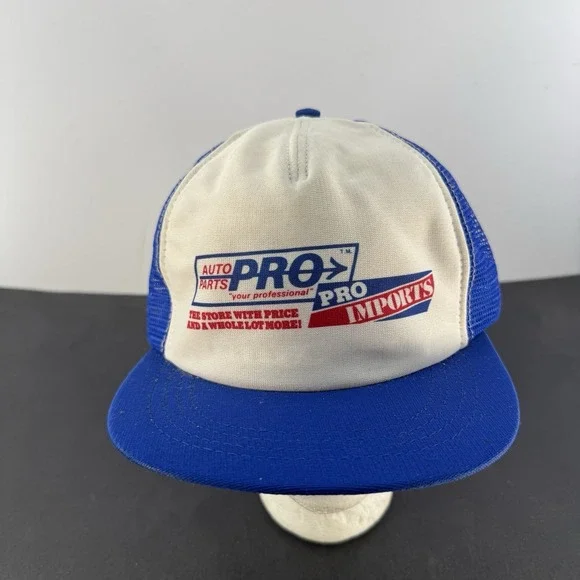 Vintage Auto Parts Pro Hat Snapback Trucker Mechanic