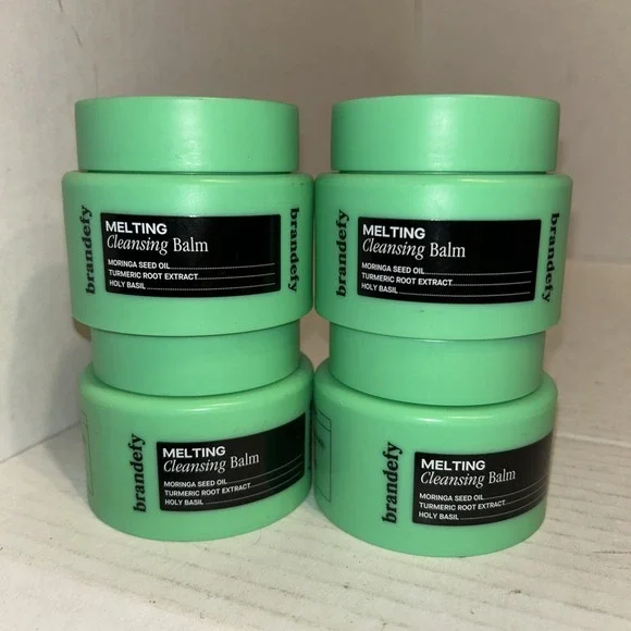 Brandefy Melting Cleansing Balm 3.4 Fl‎ Oz Clean Ingredients Soothing Lot Of 4