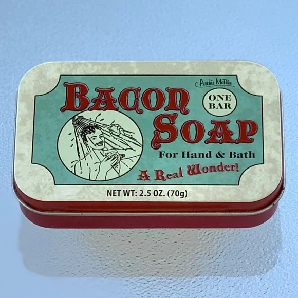 Bacon Soap in Tin Box