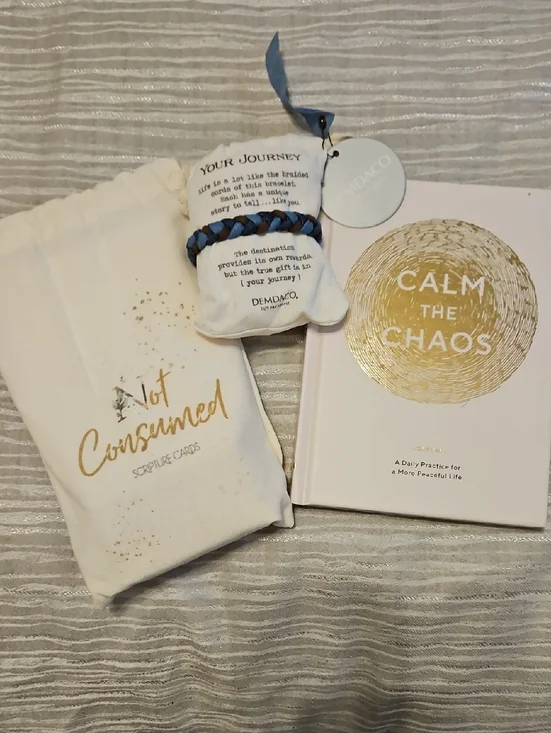 Not Consumed Scripture Cards, Calm The Chaos Journal, 