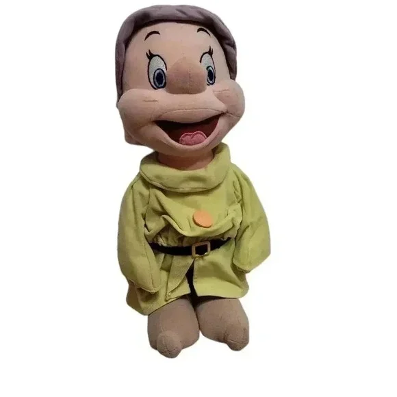Disney Dopey Snow white & 7 dwarfs stuffed animal plush 12in