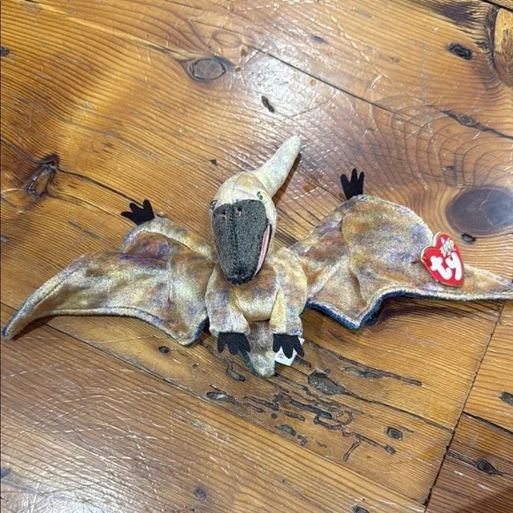 Ty Beanie Baby Swoop The Pterodactyl Mint Pellets