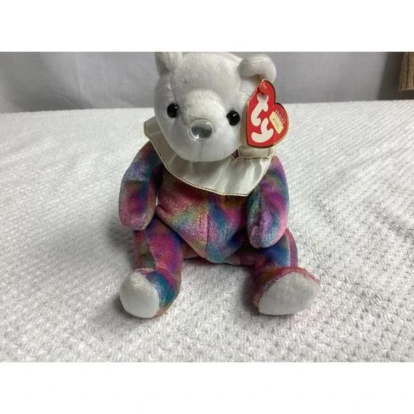 Ty‎ Beanie Baby April Birthday Bear Plush Diamond Nose Collectible Toy