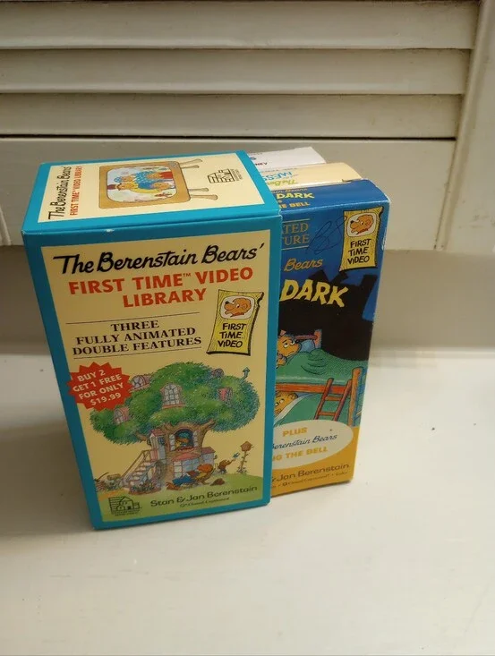 Random House The Berenstain Bears Vintage 90's First Time Video Library 3 Movies