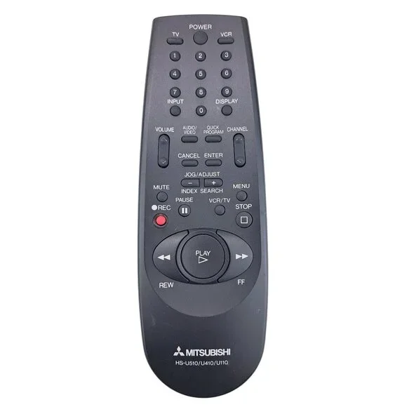 Mitsubishi Remote Control HS-U510/U410/U110 TV VCR Replacement OEM Original