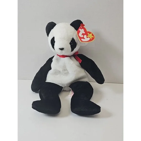 RETIRED‎ Ty Beanie Baby FORTUNE Bear ERRORS With Tags