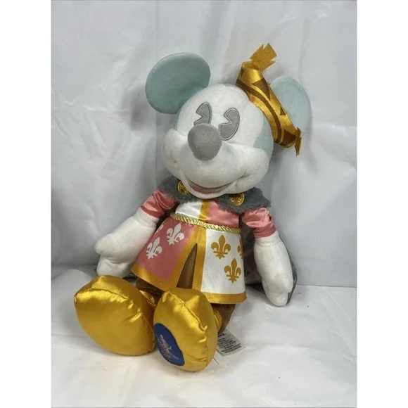 Disney Mickey Mouse The Main Attraction Plush King‎ Arthur Carousel Ltd 7/12