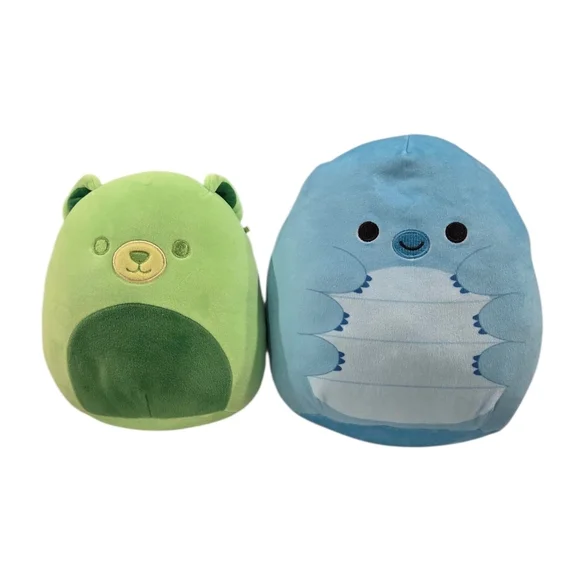 Misko the Water Bear & Gobo the Green Gummy Bear Squishmallows