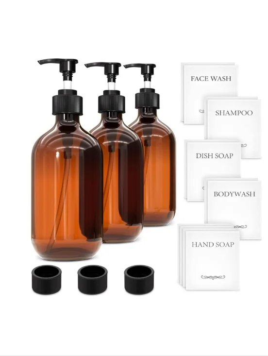 3 Pk Soap Dispeners