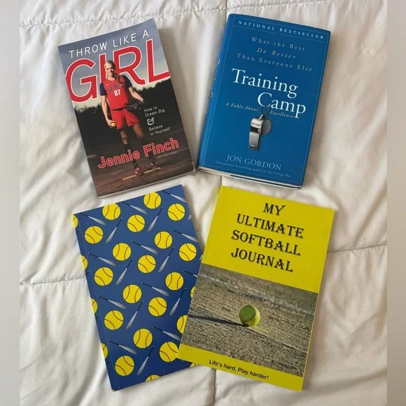 Softball Journal and Book Set of 4 - Jennie Finch/Training Camp