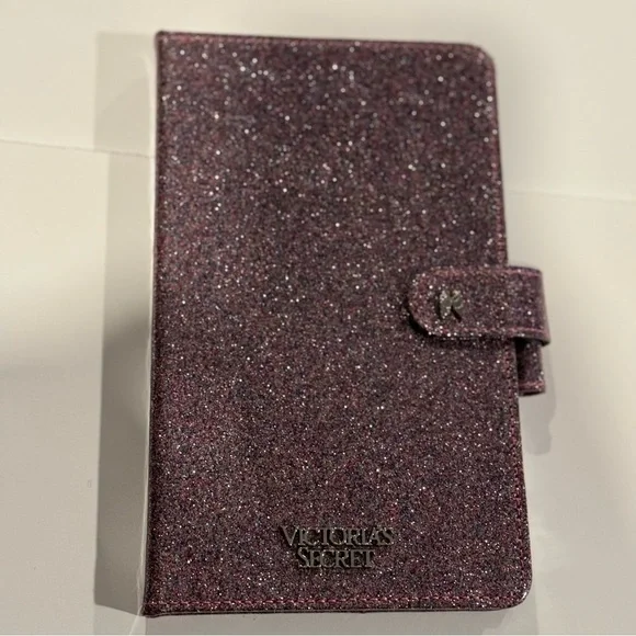 VICTORIA'S SECRET ANGEL WING PURPLE GLITTER JOURNAL NOTEBOOK No Pen