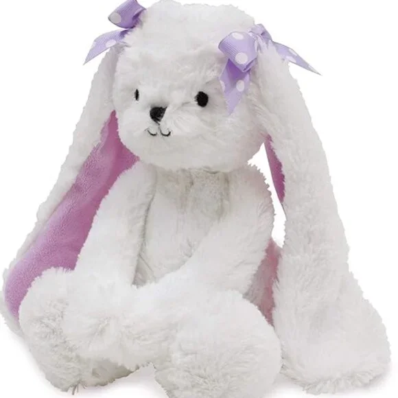 Bedtime Originals Wood Plush Bunny Sasha, Lavender - NWT