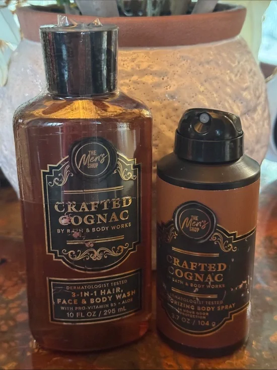 Bath & Body Works Crafted Cognac Men's Body Spray & Cleanser