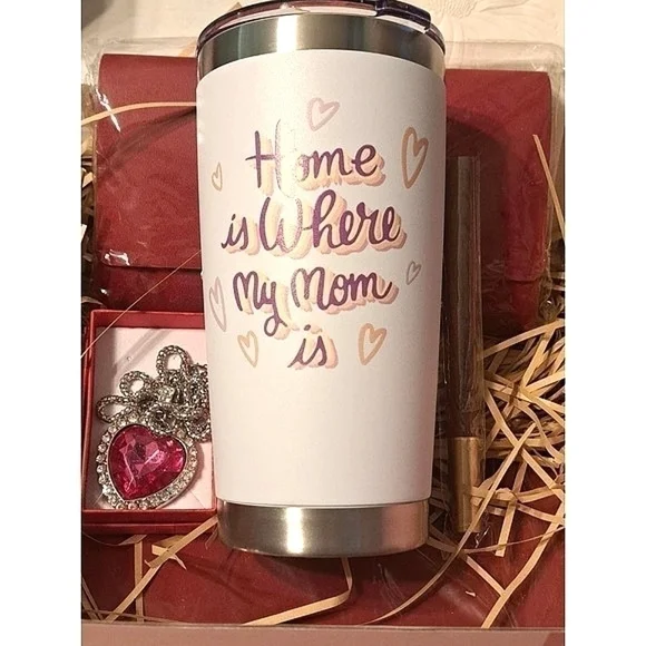 Mom Gift Set Tumblr Necklace Book Present