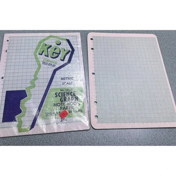 Springfield Tablet MFG Co Missouri Science Graph Note Book Paper Metric Scale