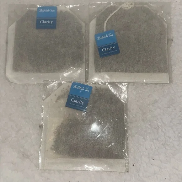 HydraAromatherapy Bathtub Tea Lot of 3 Clarity Eucalyptus Peppermint New