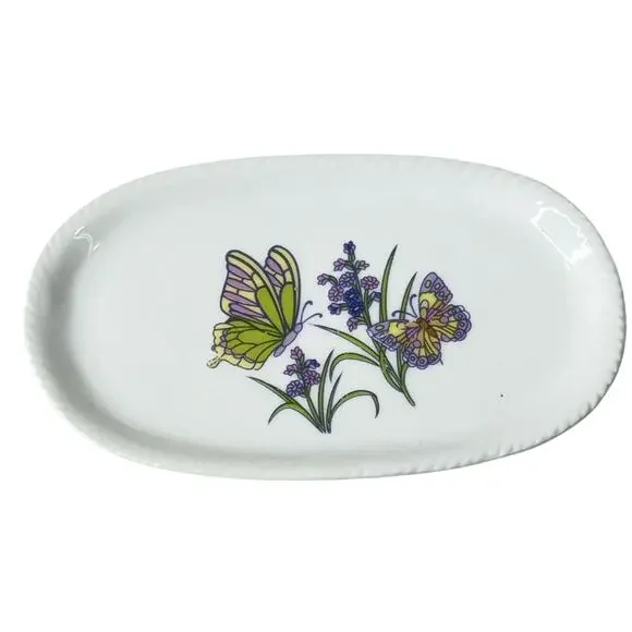 Royal Norfolk Soap Dish Trinket Ring Jewelry Dresser Tray 5.5