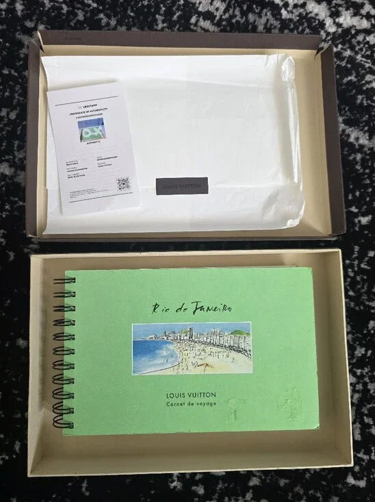 Louis Vuitton Carnet De Voyage Paris Sketchbook Travel Journal Rio Dr Janeiro