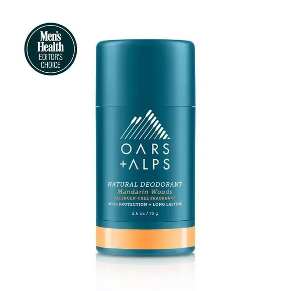 NWT Oars + Alps Aluminum-Free Deodorant for Sensitive Skin - Mandarin Woods